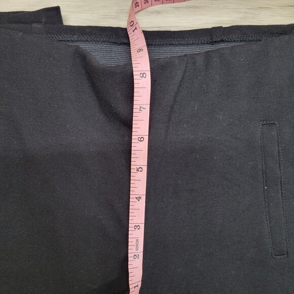 CHICO'S Womens Black Cropped Stretch Pants Size 6 Petite - Picture 7 of 8